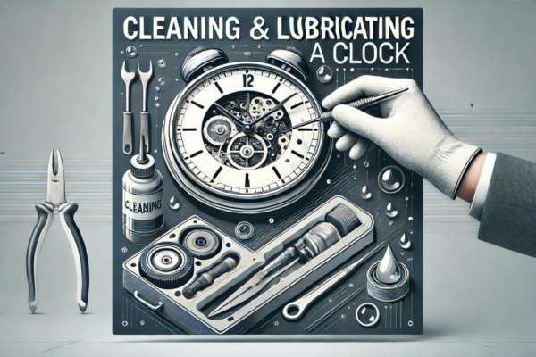 Cleaning and Lubricating Wall Clock Mechanism
