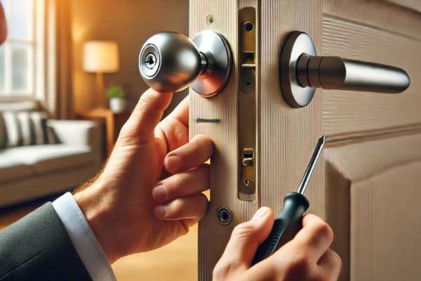 Removing the Door Knob Unlock Bedroom Door