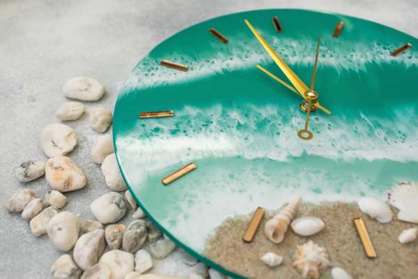 Incorporating Art and Photography clock